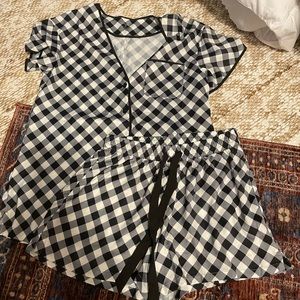 super soft/silky summersalt gingham pj set